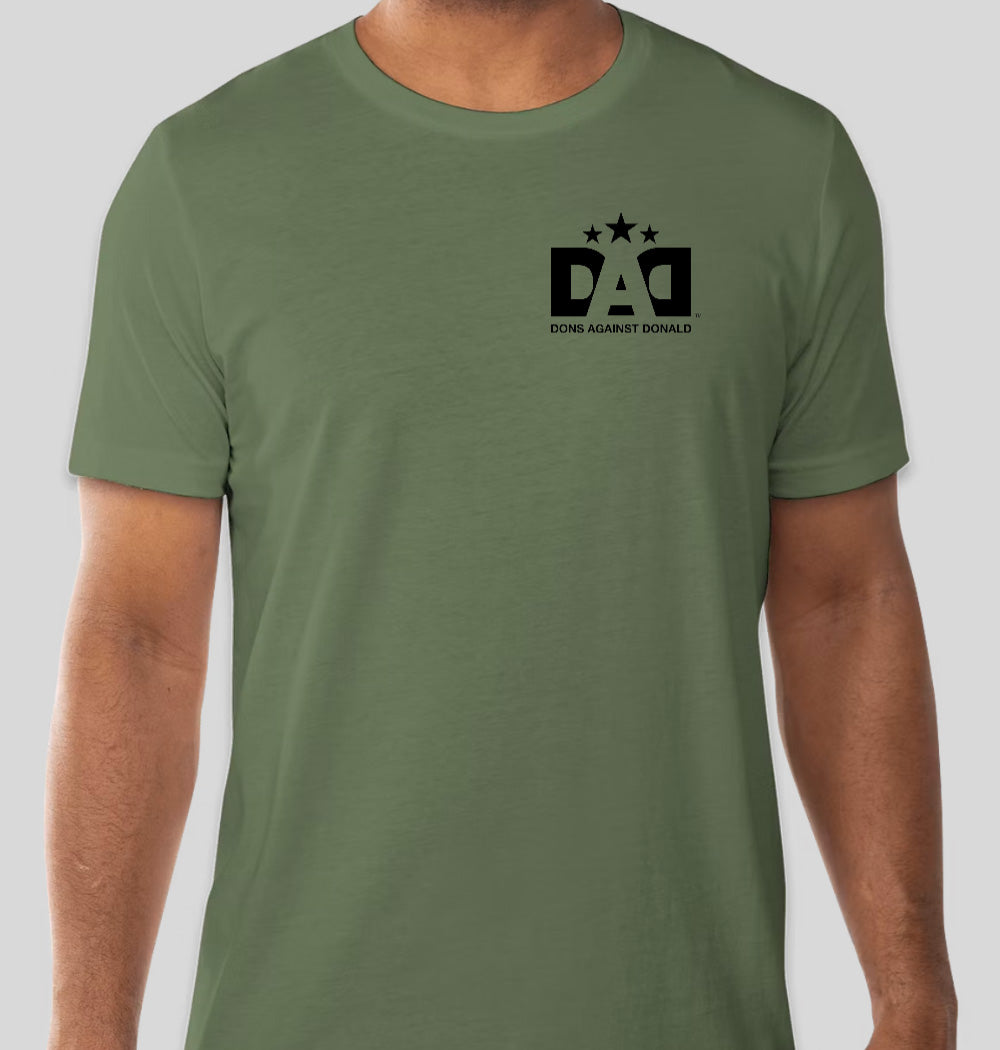 "Dons Against Donald" T-Shirt - Army Green